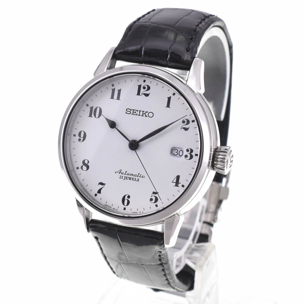 セイコー SEIKO SARX027|6R15-02Z0 プレサージュ 裏スケ 琺瑯ダイヤル 自動巻き メンズ L 143031