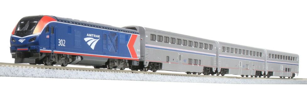 KATO アムトラック ALC-42&スーパーライナー 4両セット Amazon | カトー(KATO) Nゲージ アムトラック ALC-42&スーパー