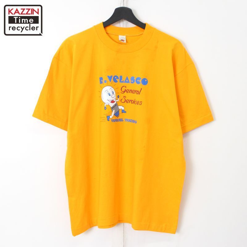 90s USA製 vintage Fruit of the Loom 企業モノ 半袖Tシャツ