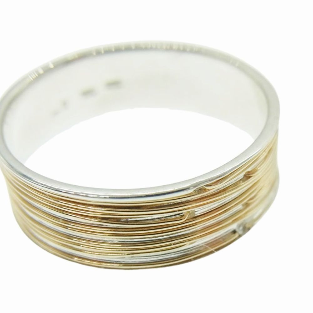 アクセサリー DAN TOMIMATSU SPOOL RING LONG SPOOL RING LONG - full wound [18KYG / SILVER] - WUNDER 大阪