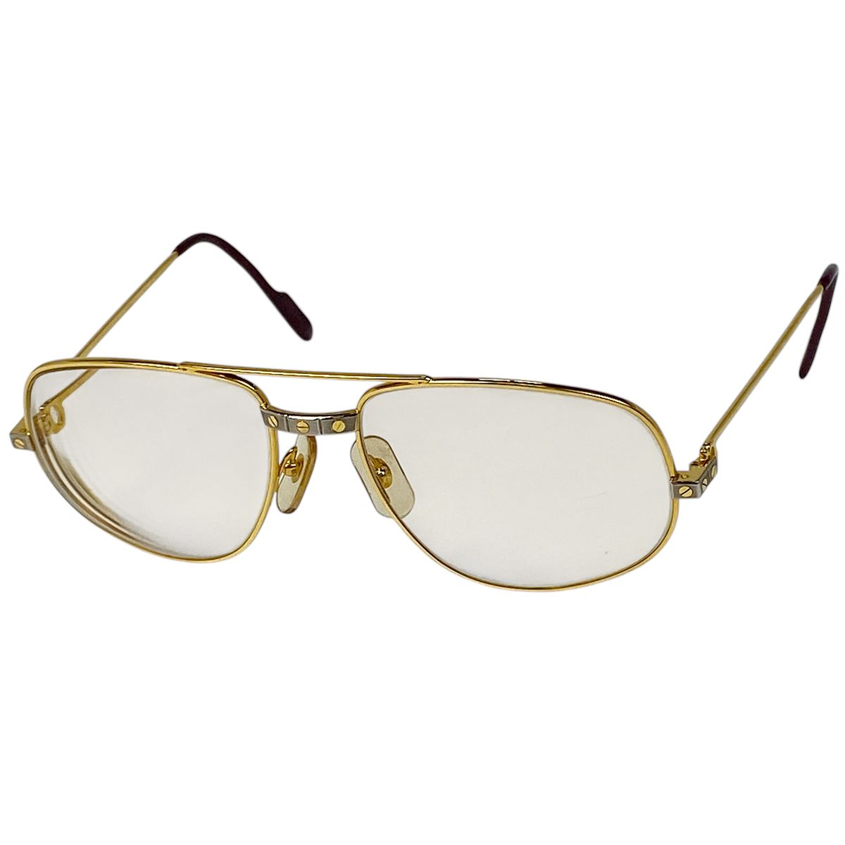 カルティエ CARTIER ロゴ メガネ サントス ヴァンドーム アイウェア  