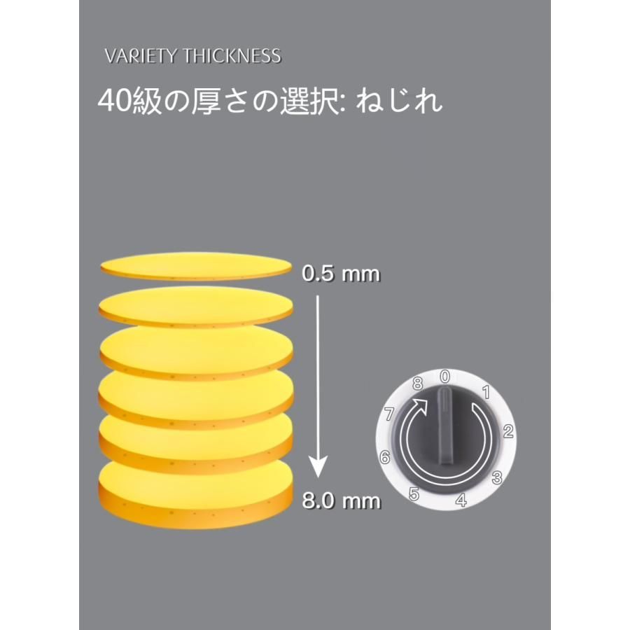 野菜スライサー カッター 多機能スライサー 千切りスライサー みじん切り ポテト切り おろし器 千切り器 キッチンスライサー 厚薄調整 スライサー -  メルカリ