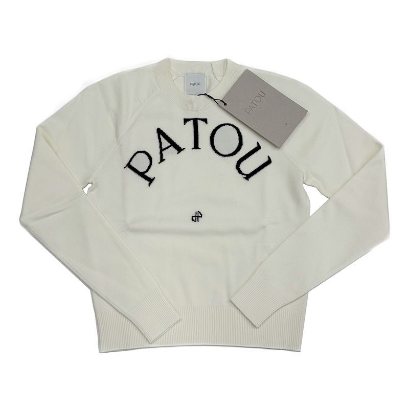PATOU パトゥ KN1108045 ウールブレンド ロゴ入り セーター 