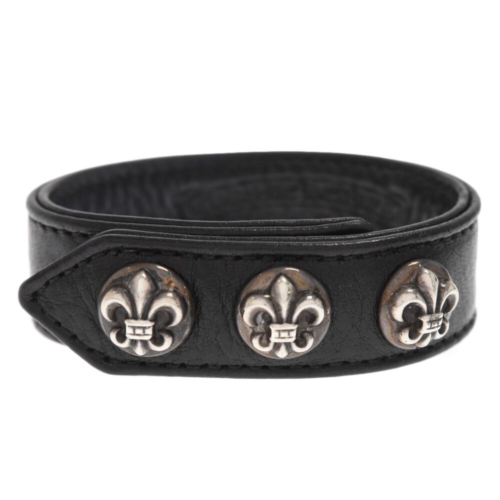 クロムハーツ BSフレア3BTN/2SNP/3ボタン2スナップブレスレット Chrome Hearts - クロムハーツ 3BTN/2SNP/BSフレア3ボタン2