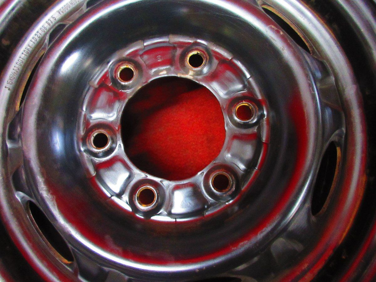 スチール ホイール 4本 日産 キャラバン NV350 純正 15×5.5J 6穴