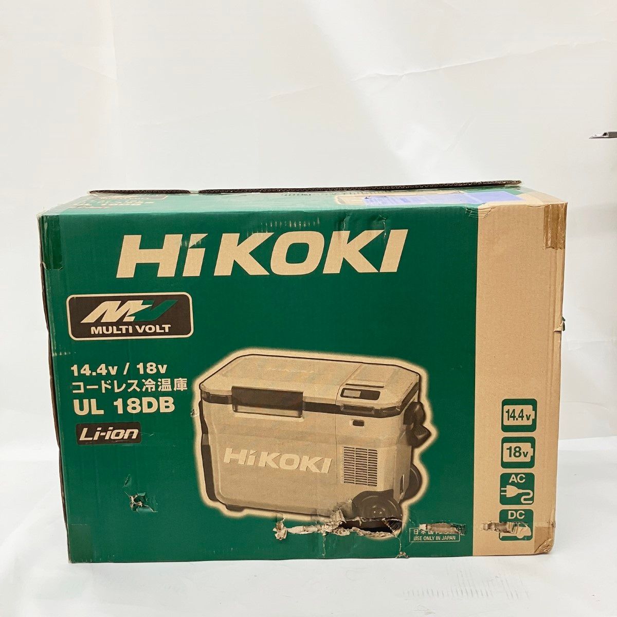 あーすぅぅぅ コードレス冷温庫 UL18DB(WM) アグレッシブグリーン あーすぅぅぅ コードレス冷温庫 UL18DB(WM) アグレッシブ