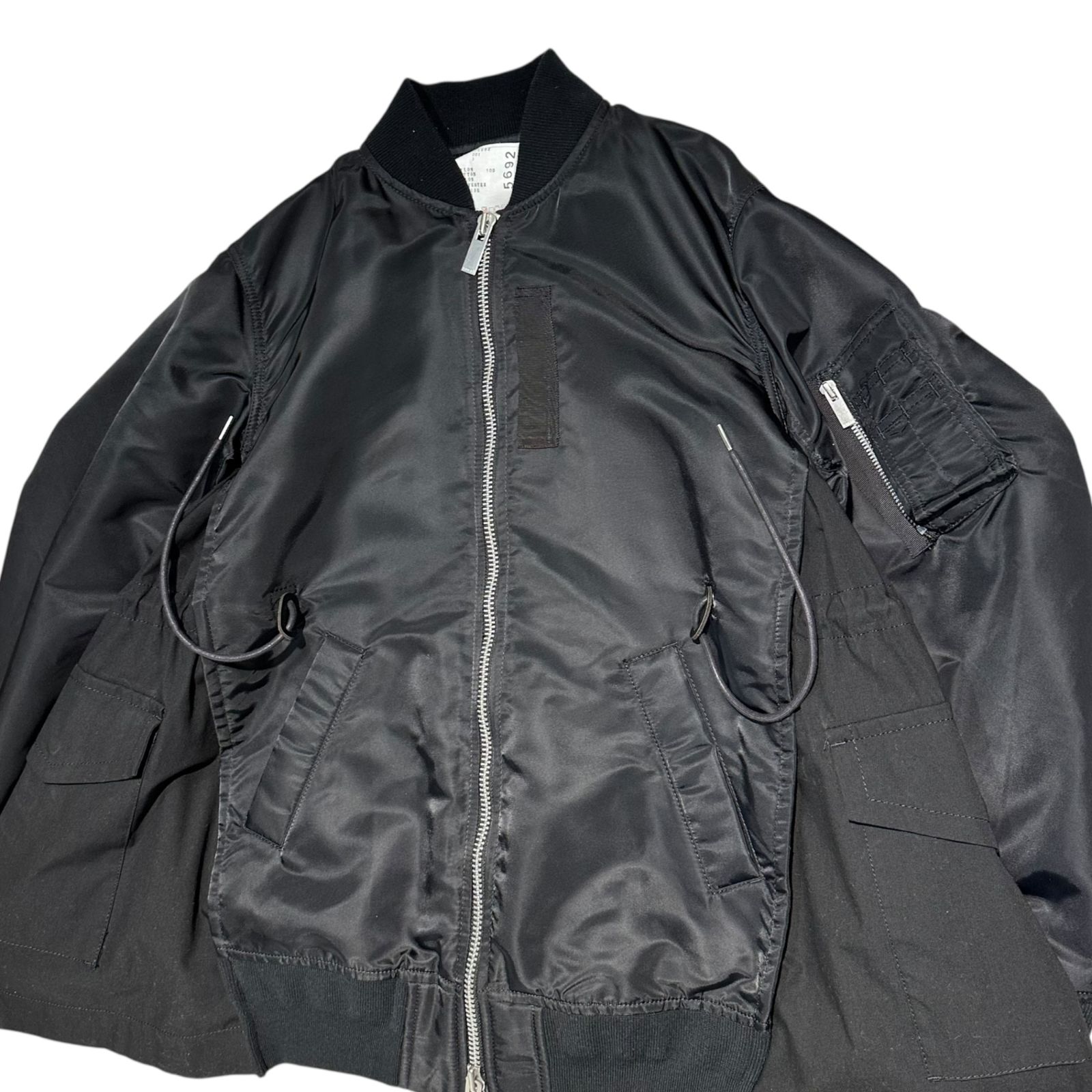 sacai(サカイ) 21AW NYLON TWILL BLOUSON MA-1 ナイロン ツイル