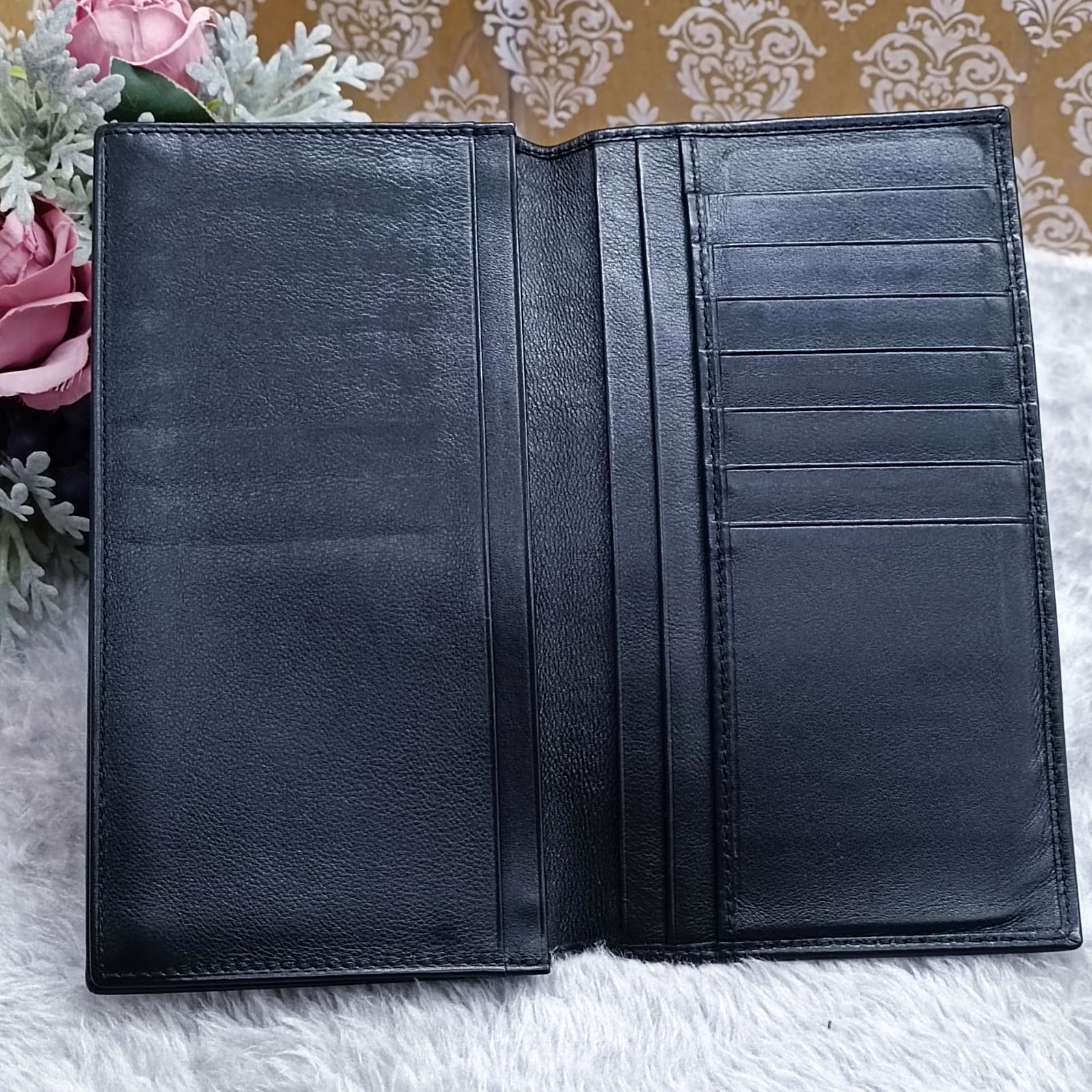 BVLGARI 》 ブルガリ 札入れ 長財布 ロングウォレット カーフレザー