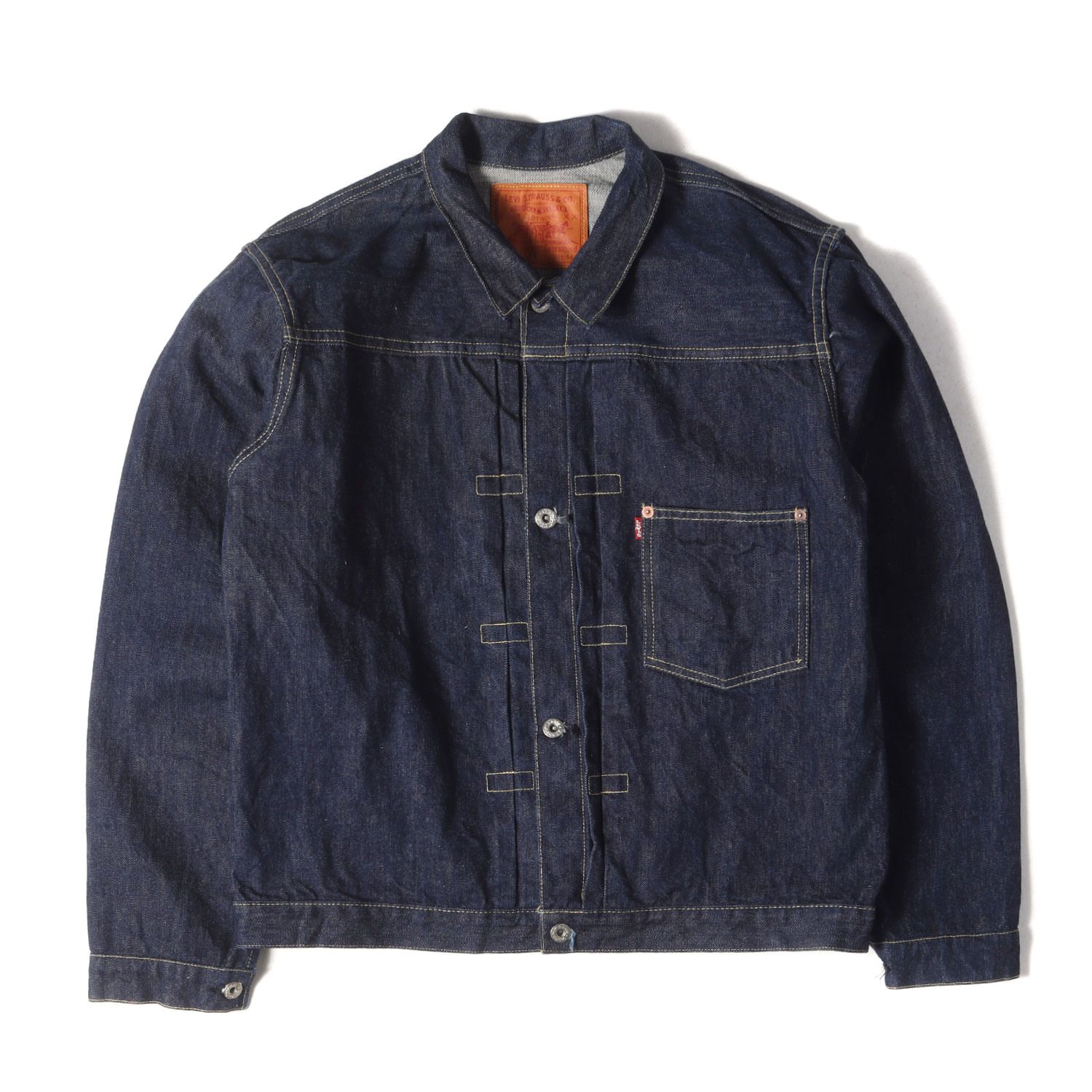 Levis リーバイス ジャケット サイズ:44(XXL) / 90s S506XX 大戦モデル 1st デニムジャケット (44506-0022 / バレンシア工場 / 米国製) / インディゴ / 90年代 ヴィンテージ 古着 Gジャン【メンズ】【中古】