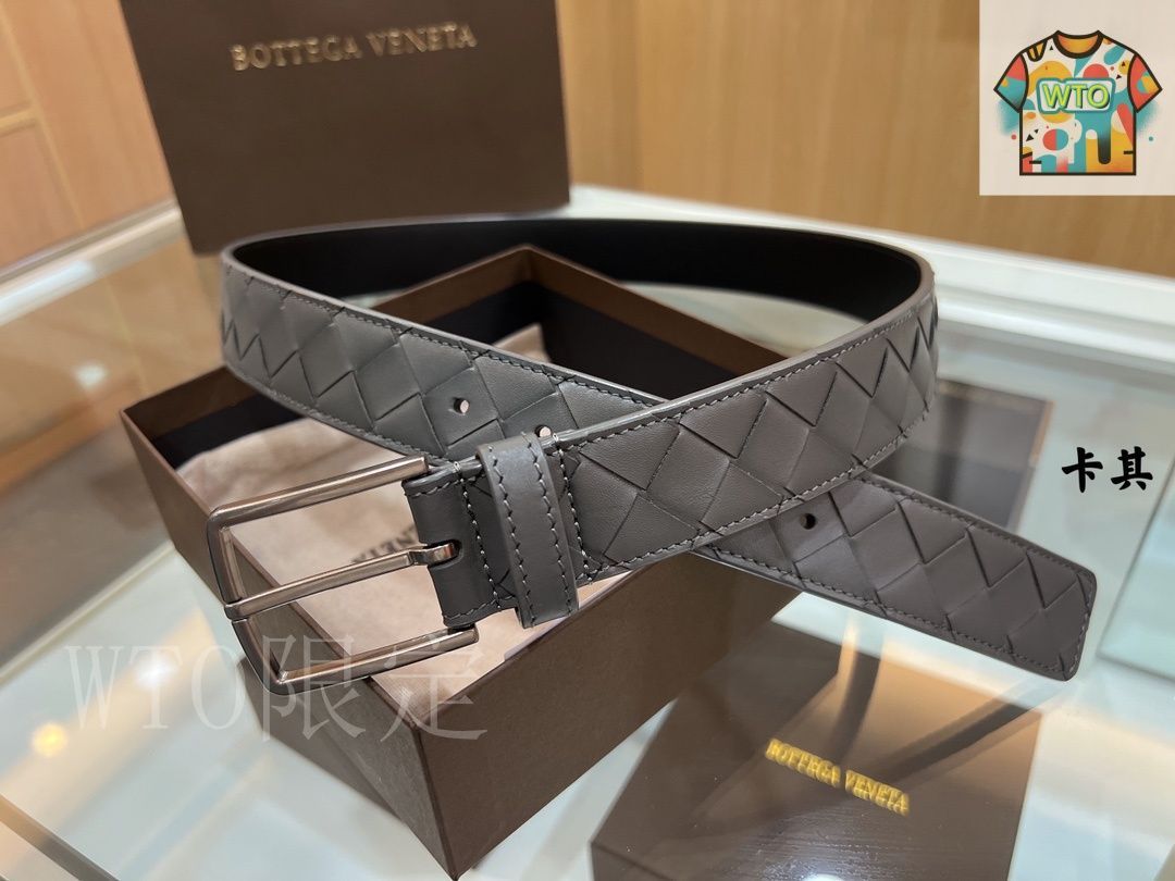今日WTO】Bottega Veneta ボッテガ ヴェネタ レザーベルト-PH32