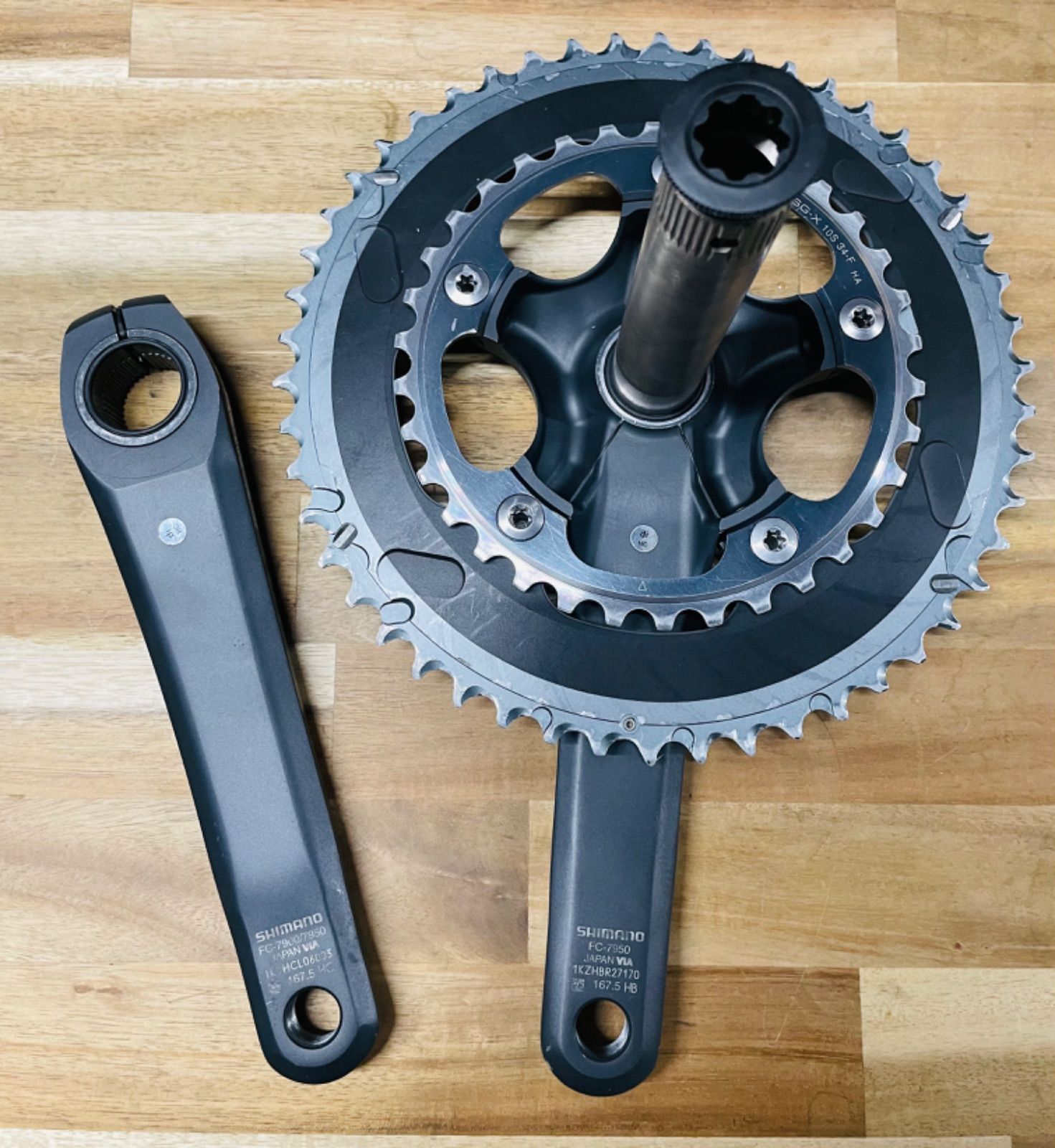 DURA ACE シマノ クランク SG-X 52-B FC-7900/7950-