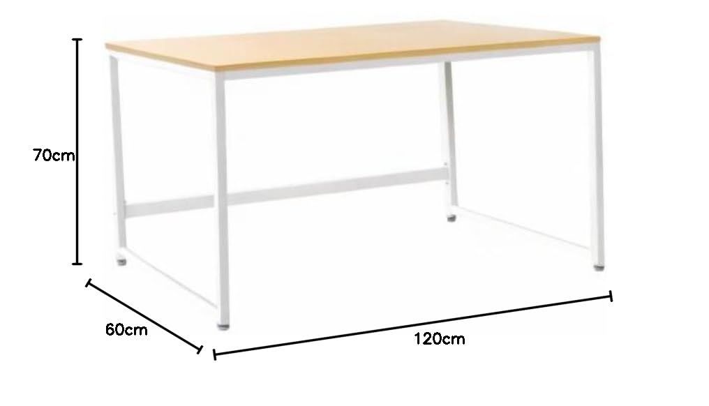 アイリスプラザ パソコンデスク デスク オフィス 机 PCデスク テレワーク 幅120㎝ PCDES-120 ホワイト ナチュラル