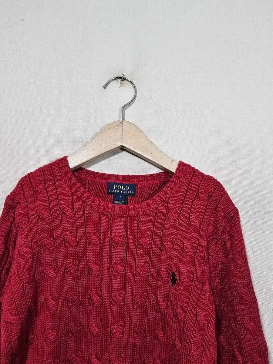 ポロ ラルフ ローレン ケーブル ニット 7歳