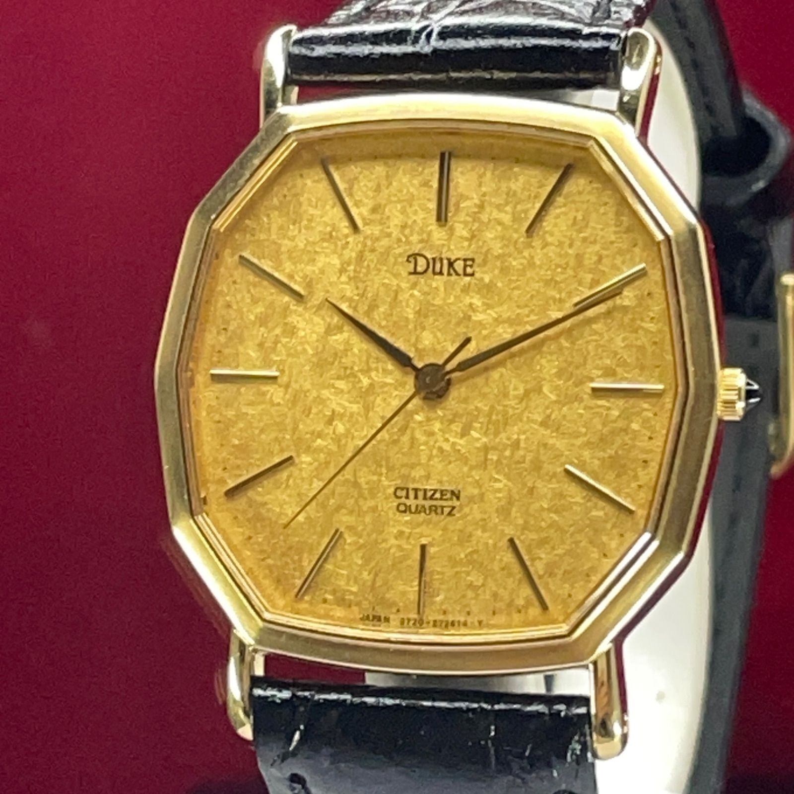 希少 未使用 80s CITIZEN DUKE QZ 電池交換済 日本製 腕時計
