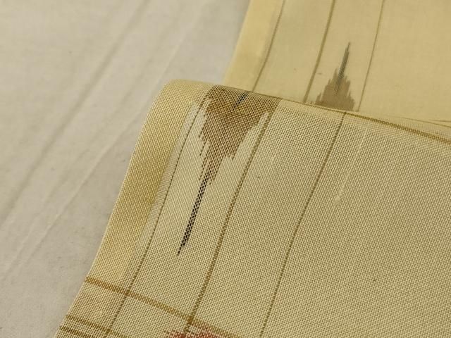 平和屋着物＊夏物 小紋 紗 絣文 正絹 AABA2871jd WWW_WOWDIGSITE_COM