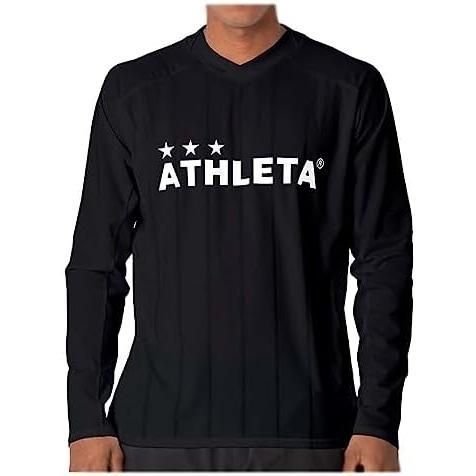 アスレタ(ATHLETA) サッカー・フットサル 長袖 プラクティスシャツ 02394 ブラック Lサイズ