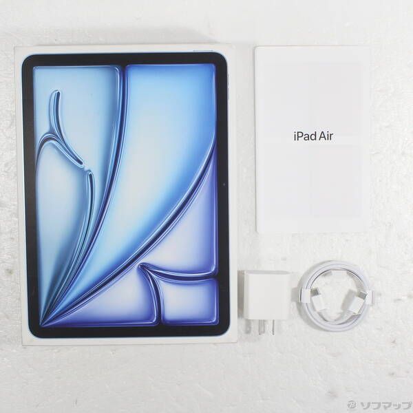 中古品〕 iPad Air 11インチ(M3) 128GB ブルー MC9X4J／A Wi-Fi【262