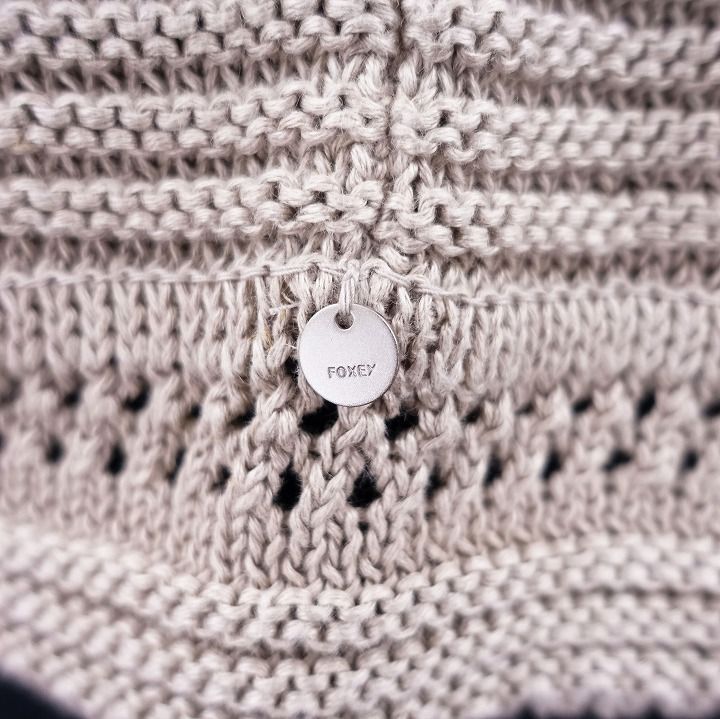 FOXEY ボレロ FOXEY 美品 フォクシー Vacation Bolero リネン ニット ボレロ