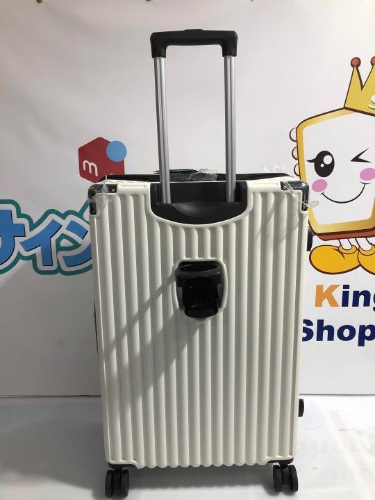 スーツケース　LサイズホワイトキャリーバックキャリーケースSC504-28-WH スーツケース Lサイズ キャリーケース キャリーバッグ 4カラー