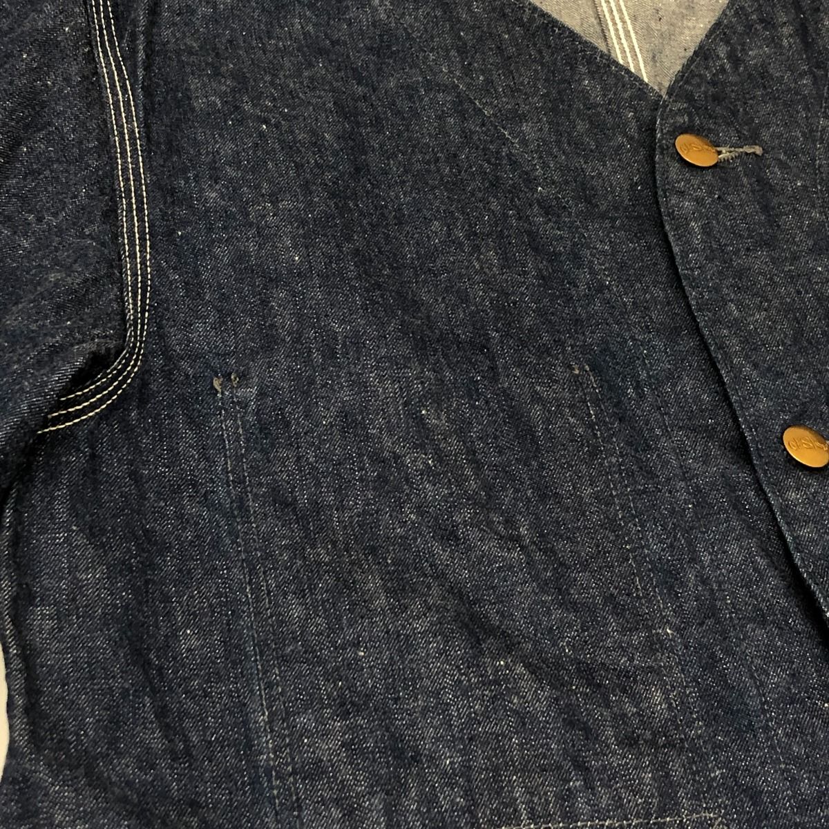 orSlow ノーカラーカバーオール インディゴジャケット ベストセラーファッション - orSlow ノーカラーカバーオール