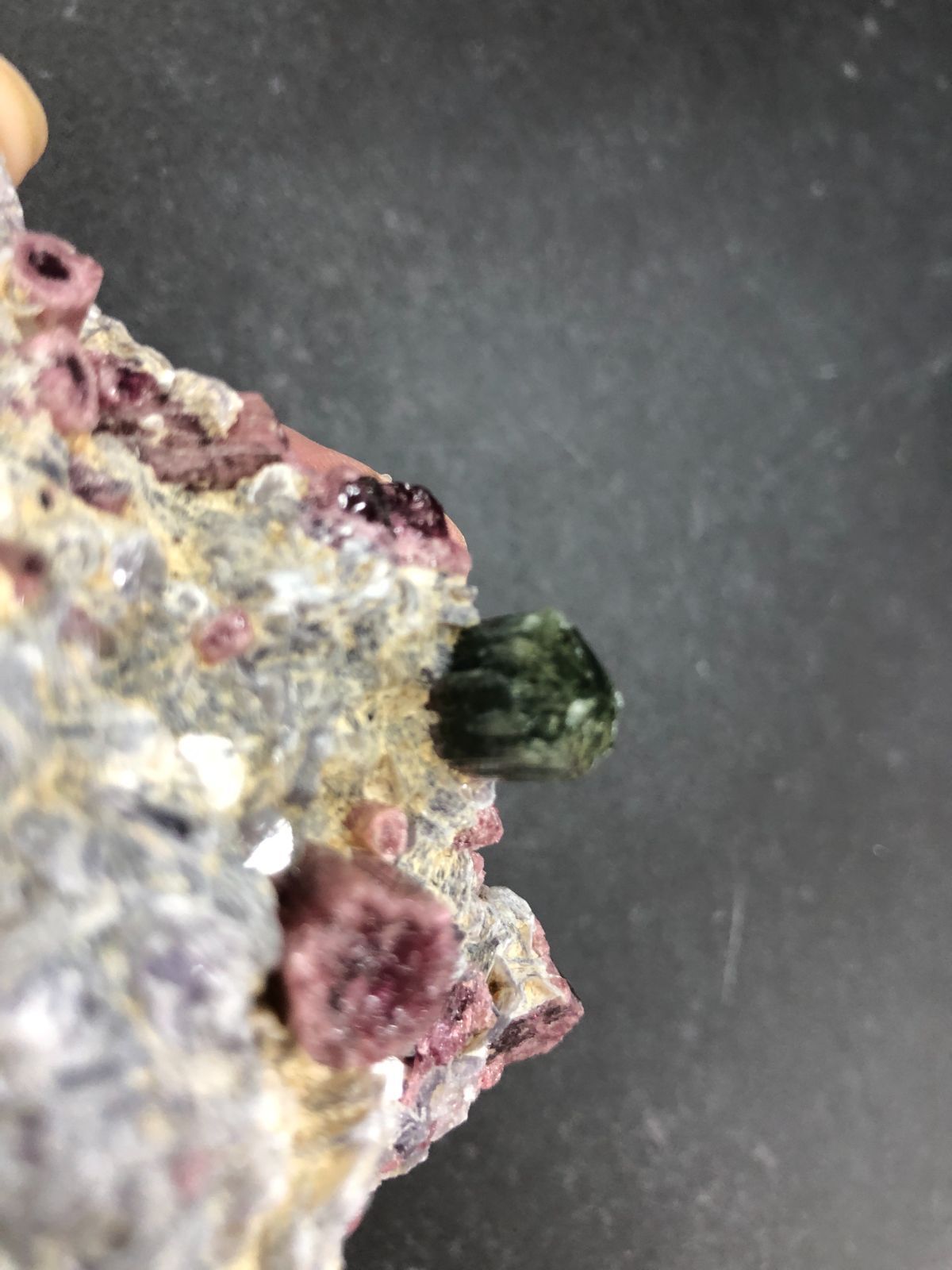 バイカラートルマリン原石