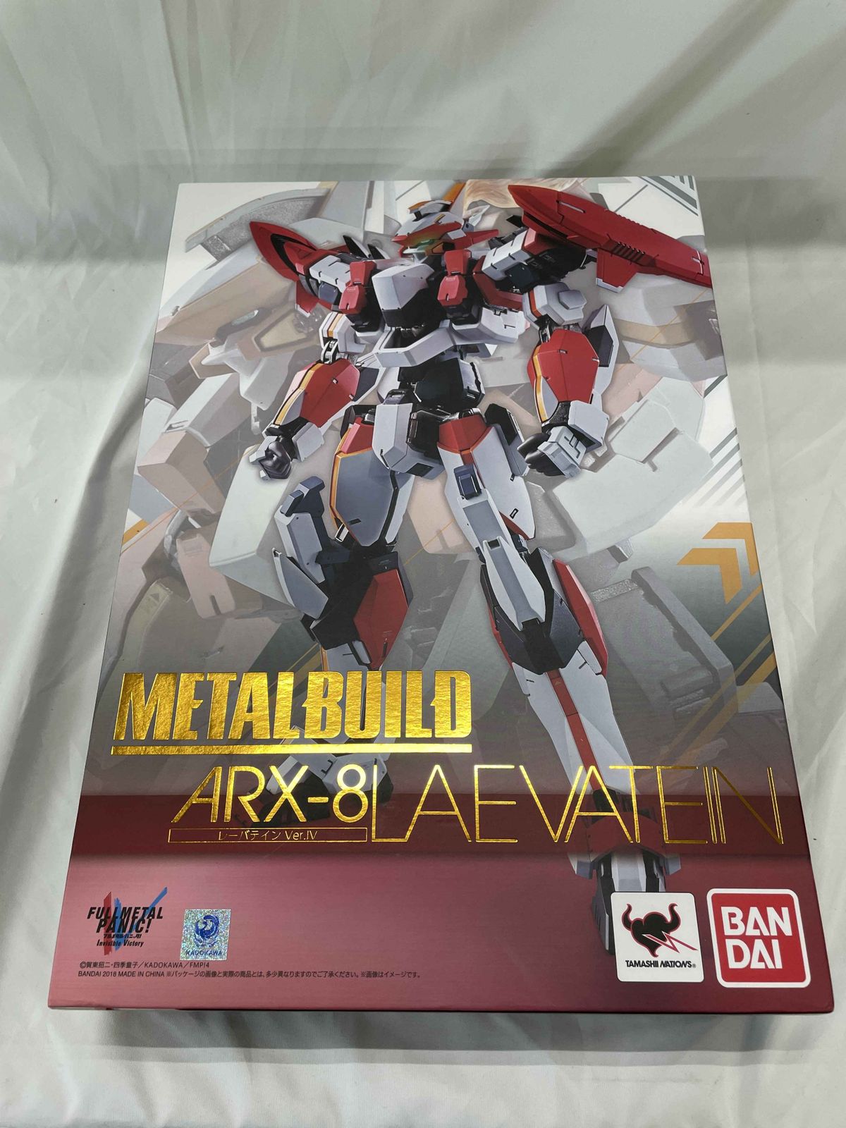 METAL BUILD フルメタルパニック レーバテイン Ver.IV 約180mm ABSu0026PVCu0026ダイキャスト製 可動フィギュ