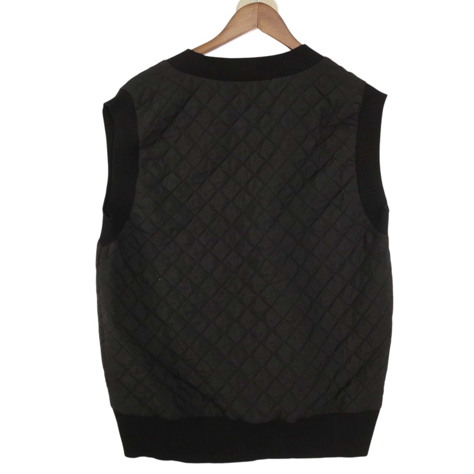 専用　ZARA 黒 キルティングベスト ZARA ザラ 秋冬 ストレッチ☆ ダイヤ型 キルティング ベスト Sz