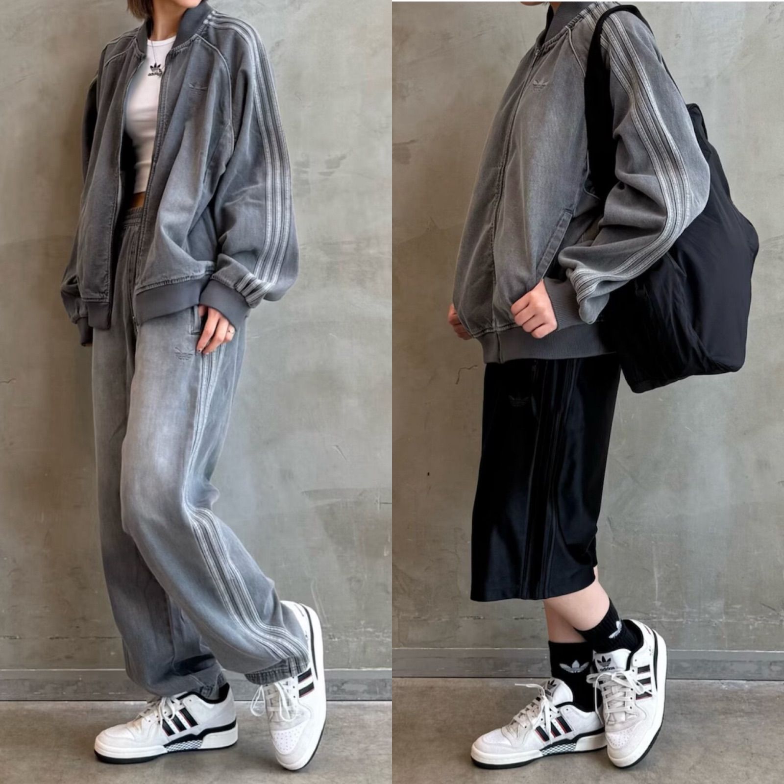 新品3XL⭐️adidas アディカラー ルーズSST デニム ブラック