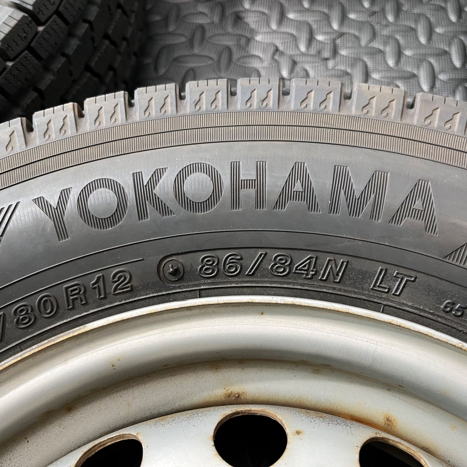 19年製 145/80R12 86/84N LT ヨコハマ アイスガードig91 アクティ 