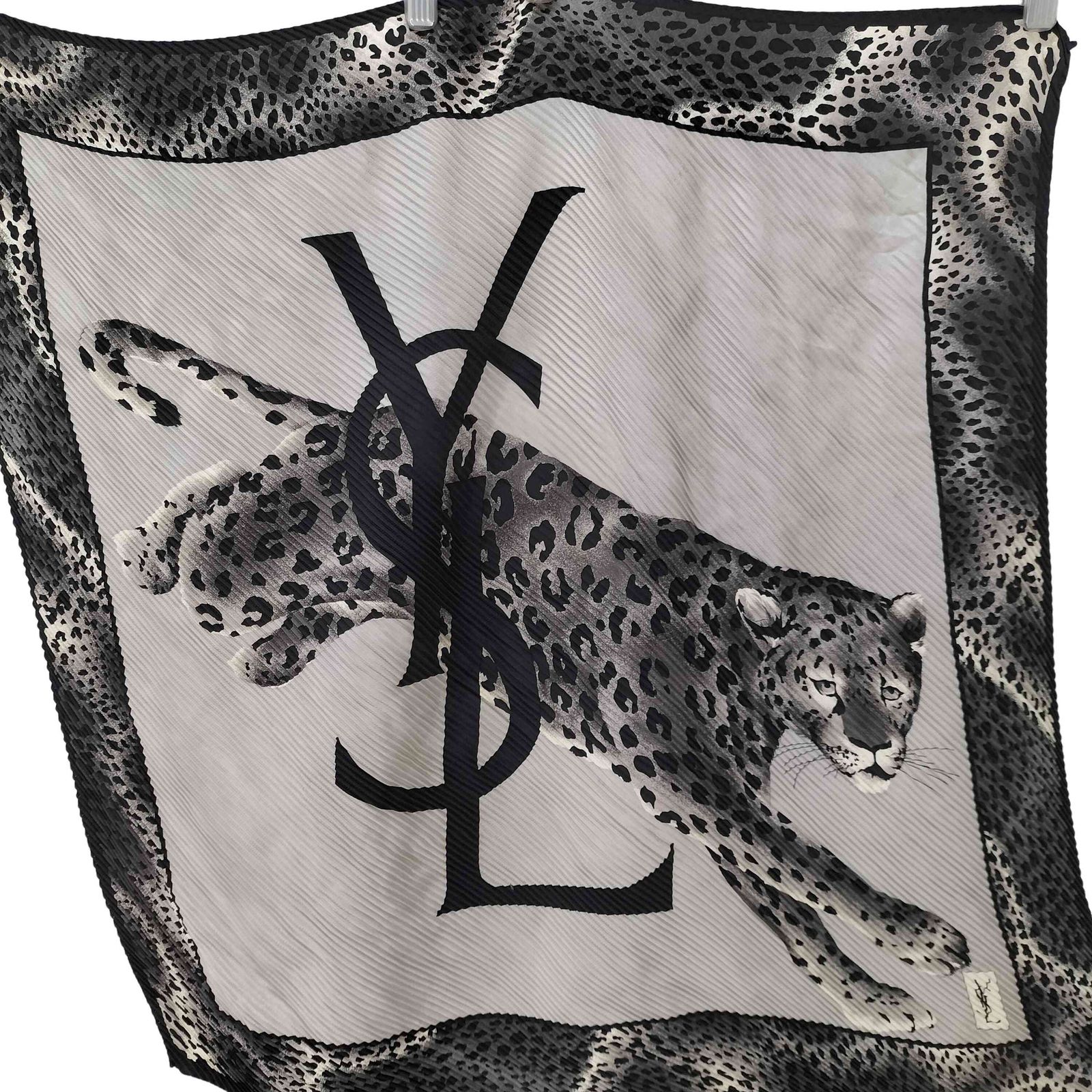 【試着のみ】大草直子 ピモンテ レオパード スカーフ ストール シトラス 試着のみ】大草直子 ピモンテ レオパード スカーフ ストール シトラス