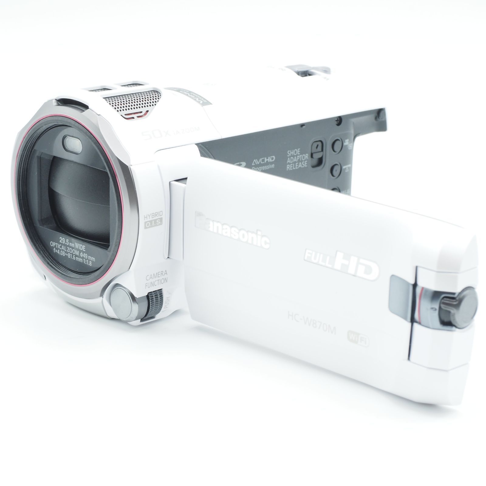 ☆新品級☆ Panasonic パナソニック HDビデオカメラ W870M ホワイト HC ...