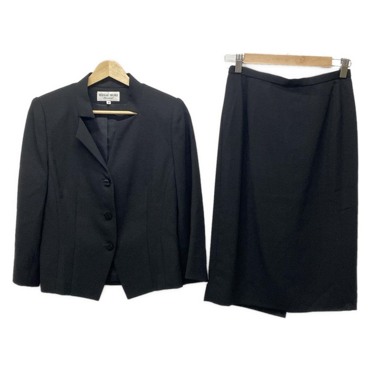 HANAE MORI ハナエモリ スカートスーツ レディース - 黒