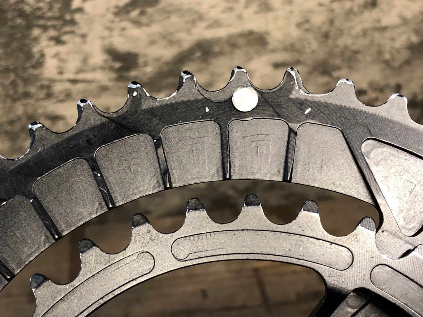 ID670 ローター ROTOR ALDHU CARBON カーボン クランクセット 165mm 50 34 ROAD AXLE Φ30 BRIGHTFACE_UK