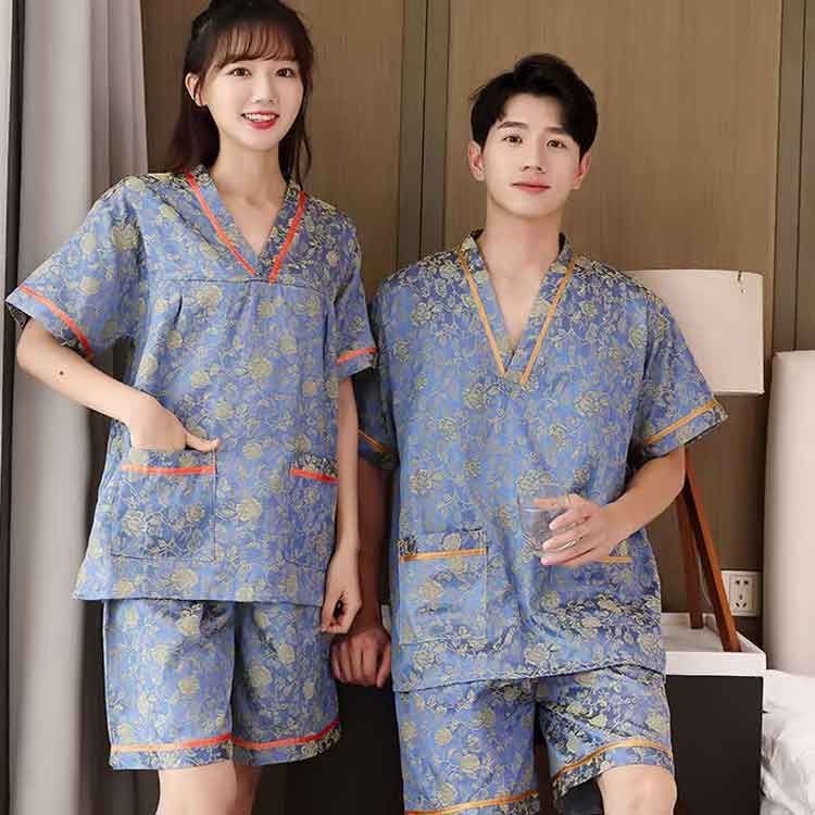 じゃかーど織織甚平 (ジャカード織) ベージュ L じゃかーど織織甚平 (ジャカード織) ベージュ L (代引不可) 二尺袖着物