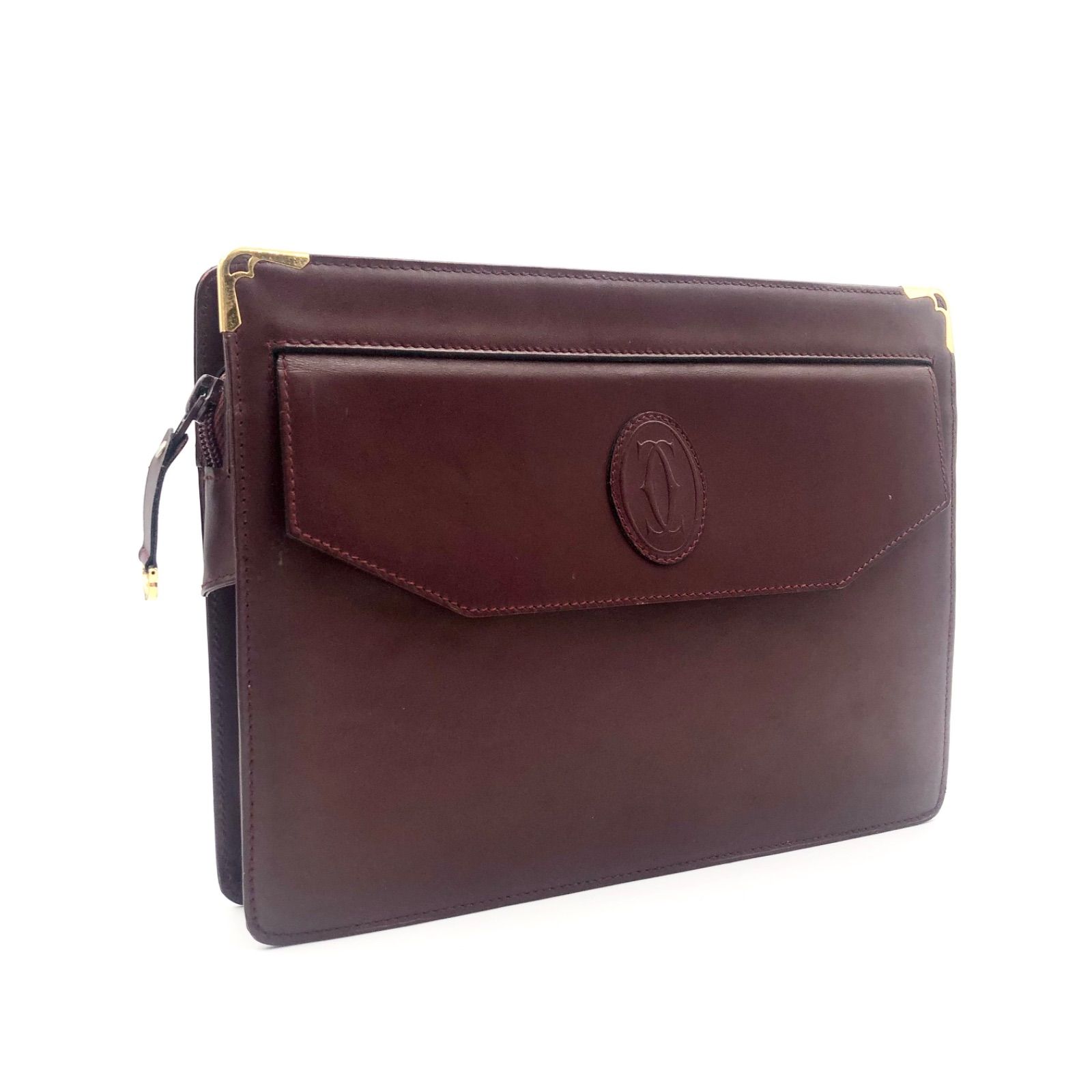 希少】オールドグッチ シェリーライン GGスプリーム ロゴ金具 クラッチ