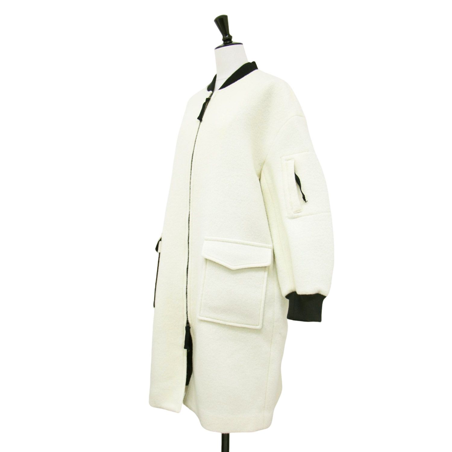 VERMEIL par iena ヴェルメイユ パー イエナ コート ホワイト ブラック