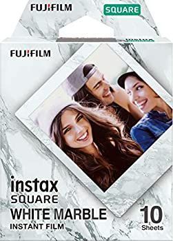FUJIFILM 富士フイルム スクエアフォーマットフィルム instax SQUARE ホワイトマーブル INS SQ WHITEMARBLE WW1