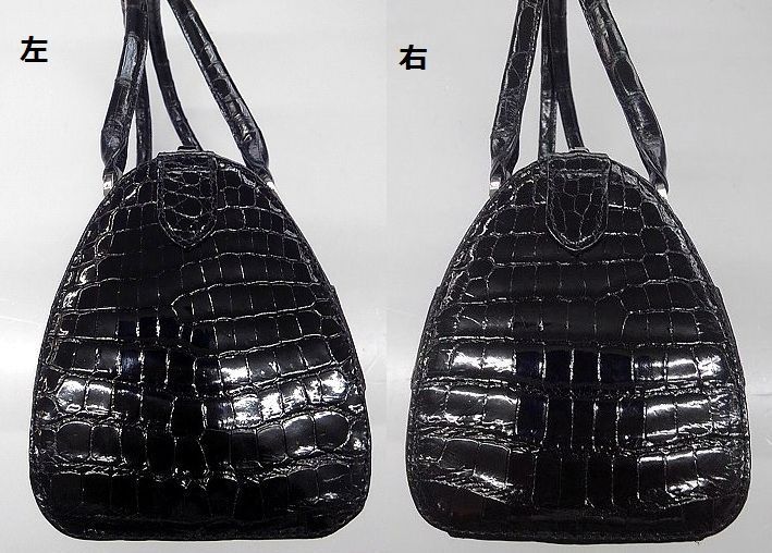 GRES グレ ハンドバッグ ワニ革 ブラック JRA - メルカリ