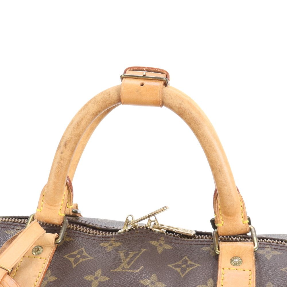 ルイヴィトン モノグラム キーポル バンドリエール 60 M41412 レザー 2WAY ボストン バッグ ショルダー A4 メンズ RRE CU22-2