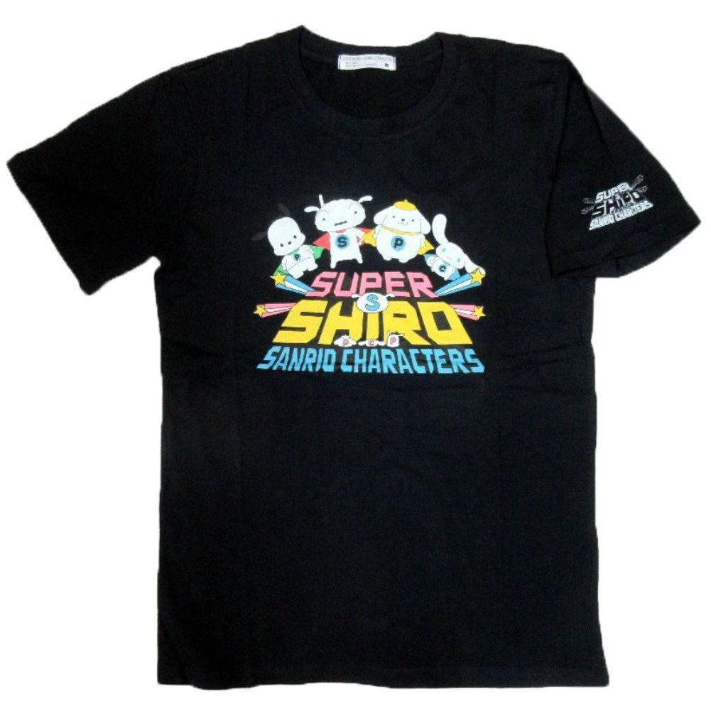 スーパーシロ サンリオ コラボ T ミニキャラ 柄 半袖 Tシャツ アメカジ 薄手 メンズ / bia377