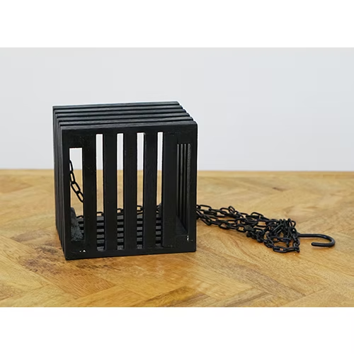 ハンギングボックス ブラック 3号鉢収納可能 POSH LIVING/41401