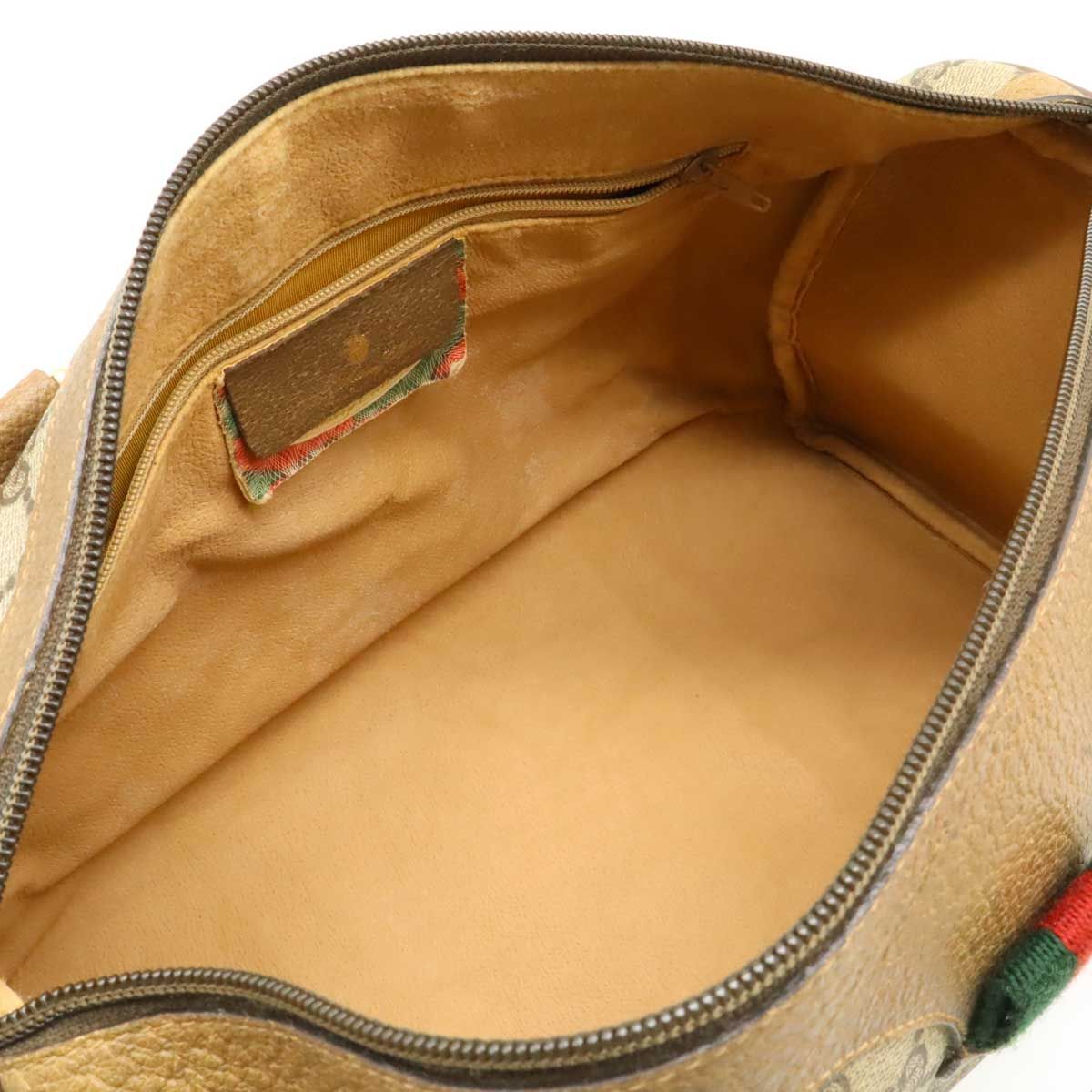 GUCCI グッチ オールドグッチ GGプラス シェリーライン ハンドバッグ 