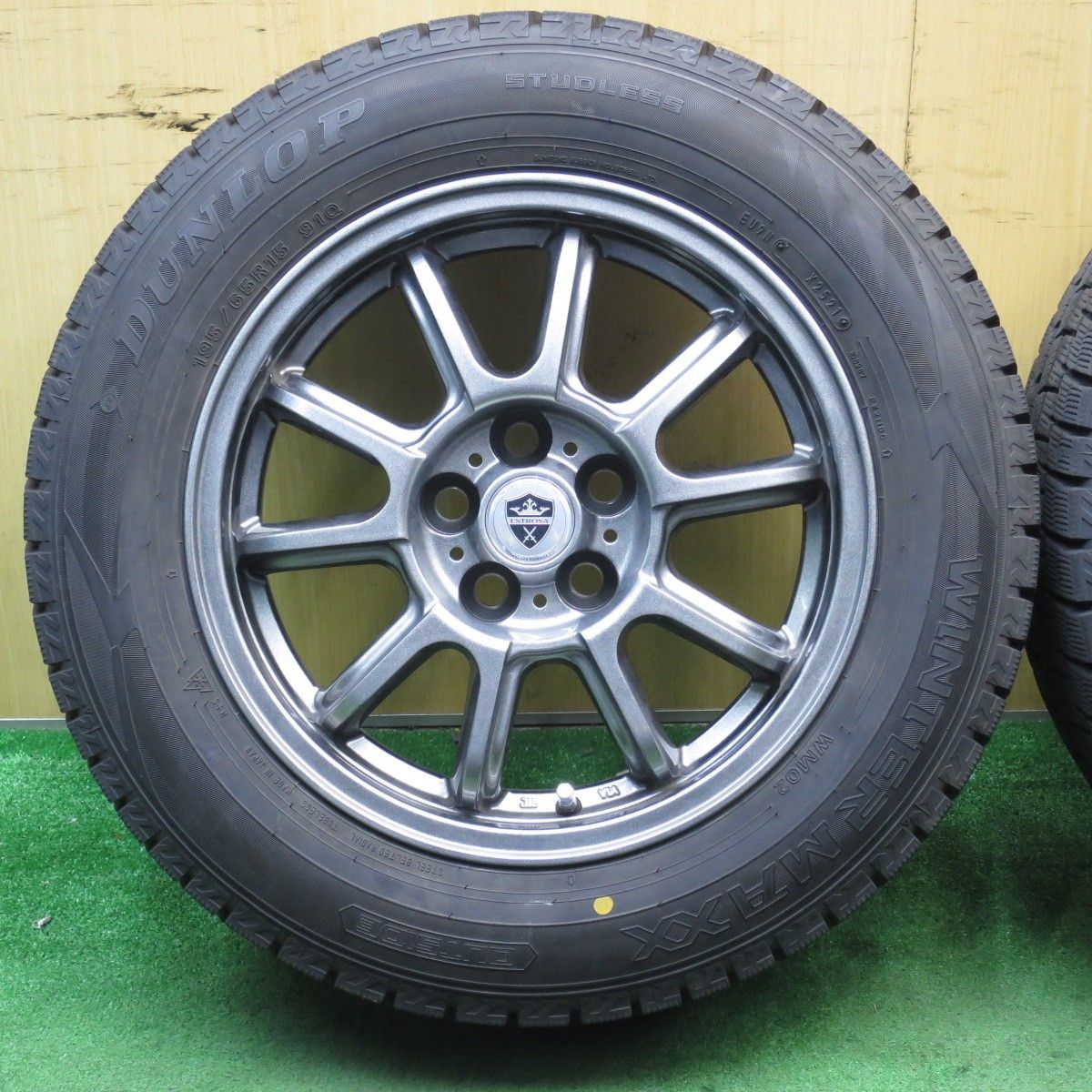 バリ溝！21年！キレイ！9.5分以上☆プリウス 等 195/65R15 