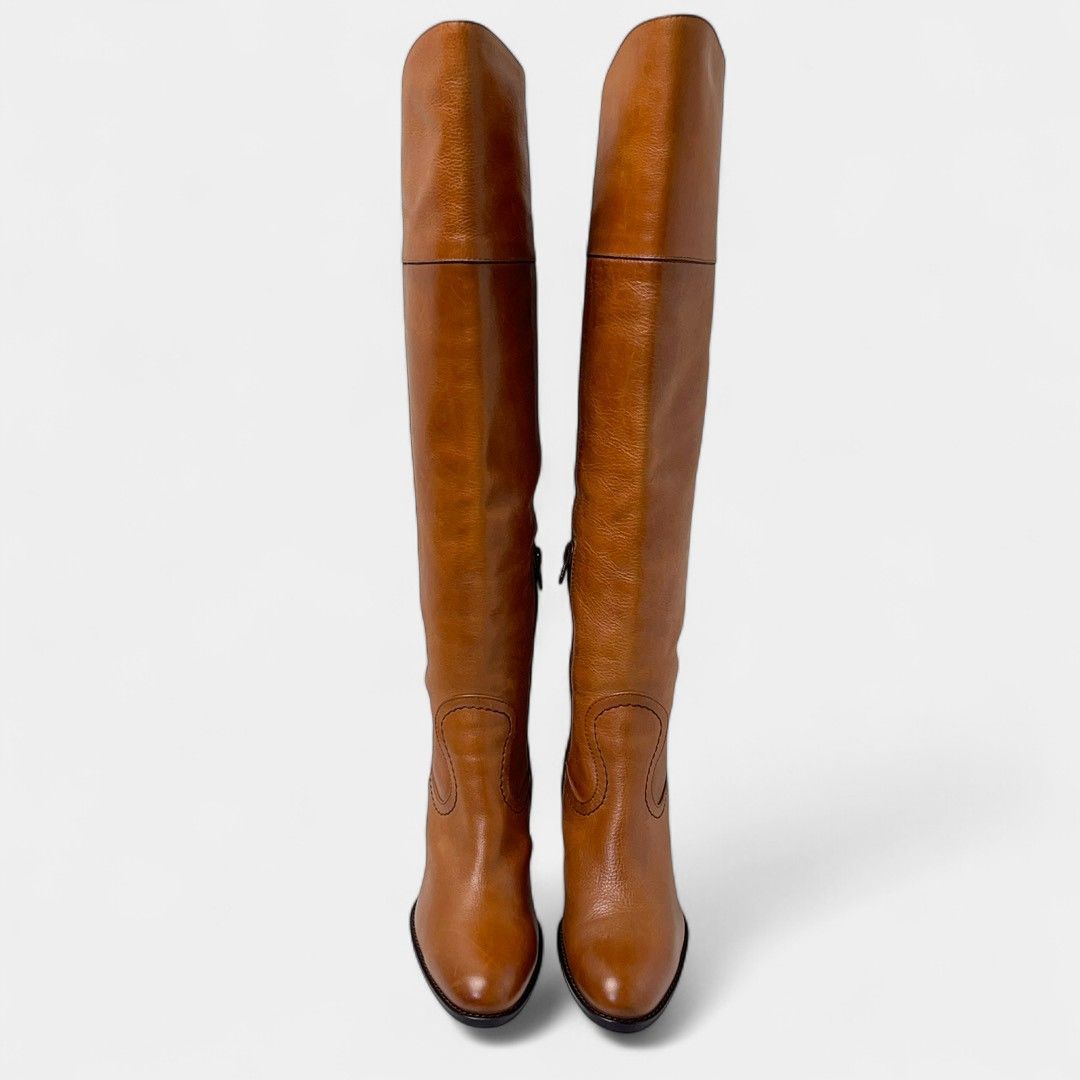 ジョニーモーク ニーハイブーツ ブラウン ロングブーツ