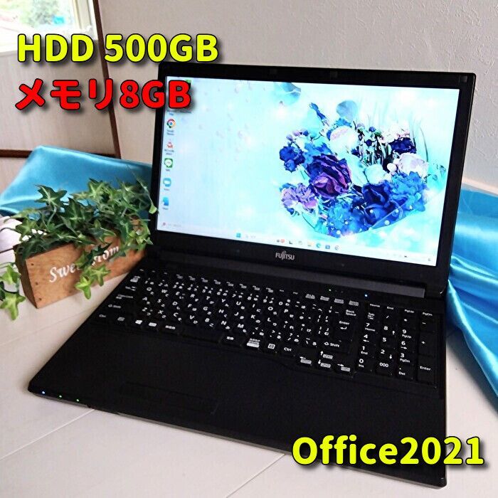 Windows11 Core i5 富士通ノートパソコン Office付きPC 69
