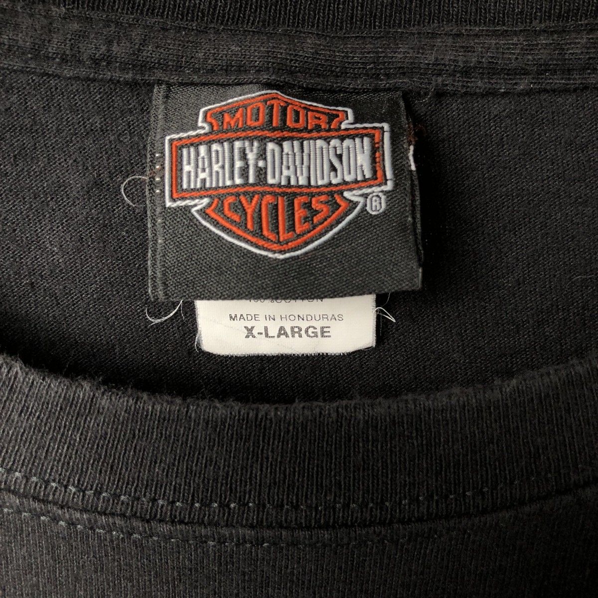 信頼性 古着 ハーレーダビッドソン Harley-Davidson モーターサイクル ファイヤーパターン ロングTシャツ ロンT メンズXL相当 eaa586529