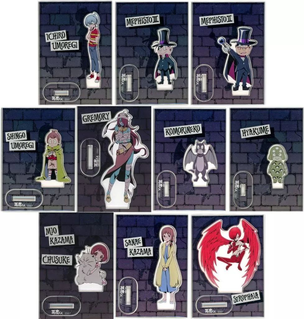 中古】アクリルスタンド・アクリルパネル 全10種セット 「悪魔