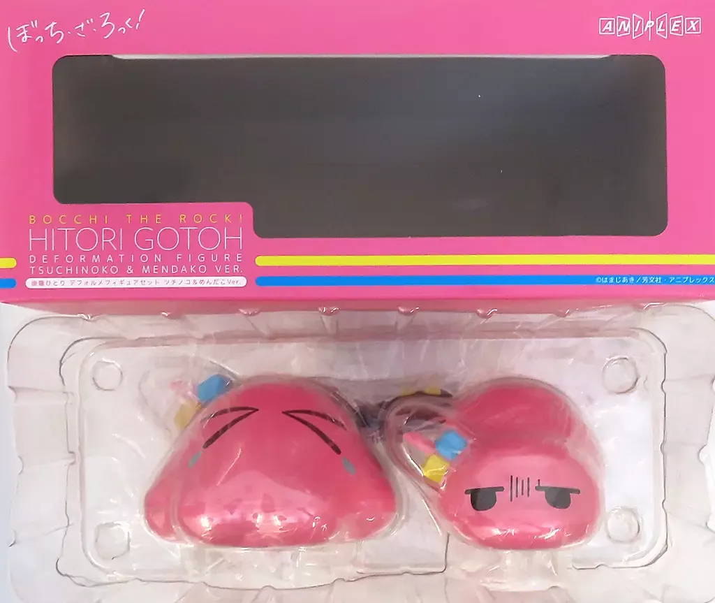 チャーム付 新品ぼっちざろっく！ デフォルメフィギュアセット ツチノコ＆めんだこ TVアニメ「ぼっち・ざ・ろっく！」より新たに立体化！「後藤