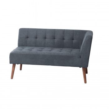 弘益 KOEKI MASH ミルド アームソファ左肘 ディープブルー MLDLS001LDBL