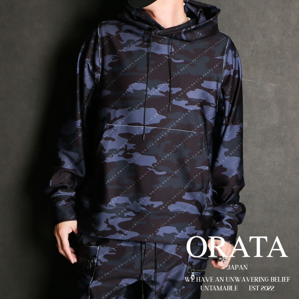 ORATA / オラータ】pullover hoodie / ジャージ プルオーバーパーカー ...